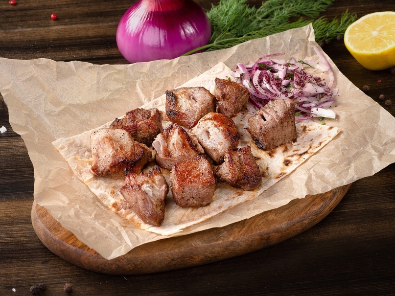 Шашлык свиной в лаваше Шашлык свиной в лаваше