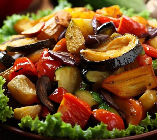 Салат из запеченных овощей 350г Салат из запеченных овощей 350г