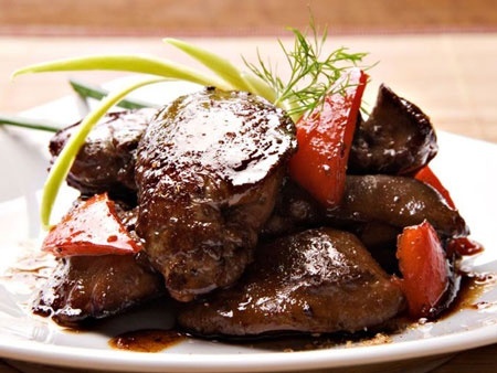 Говяжья печень на гриле 250г Говяжья печень на гриле 250г